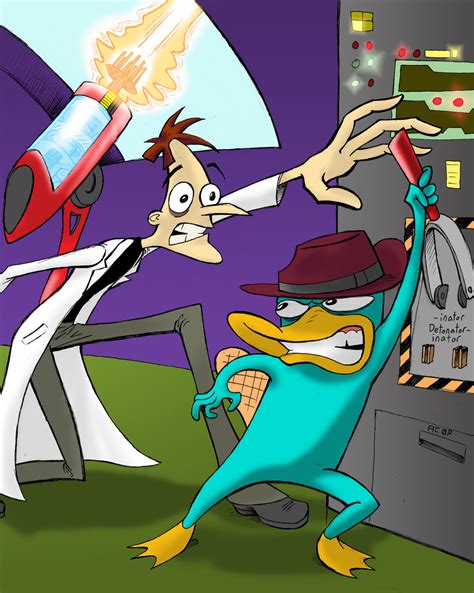 perry the platypus and doofenshmirtz|perry the platypus vs inator.